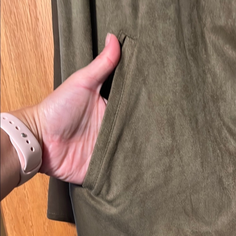 Blank NYC Green Open Front Cardigan - Picture 6 of 11